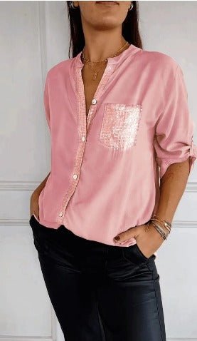 Ellen | Rosa kustchic topp